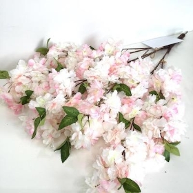 Pink Ivory Blossom Branch 90cm