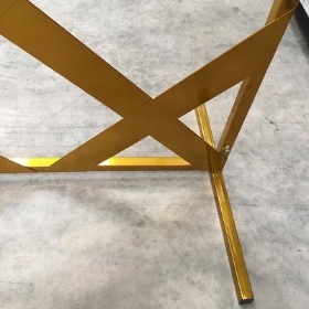 Gold Modern Lattice Frame 150cm