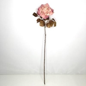 Pink Autumn Rose 62cm