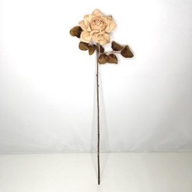 Cream Antique Rose 62cm