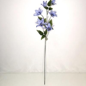 Blue Clematis Spray 89cm