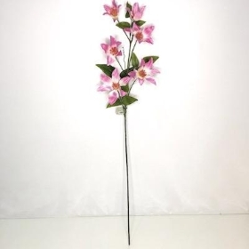 Pink Clematis Spray 89cm