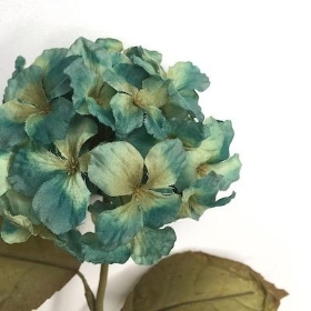 Teal Mini Hydrangea 56cm