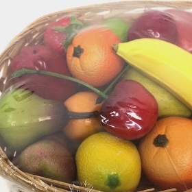 Mini Mixed Fruit Basket 18cm
