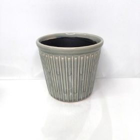 Blue Modern Ceramic Pot 11cm