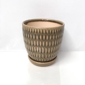 Natural Fade Ceramic Pot 11cm