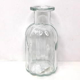 Mini Clear Bottle Vase 10cm