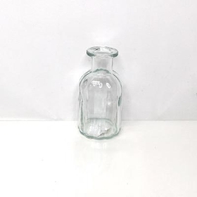 Mini Clear Bottle Vase 10cm