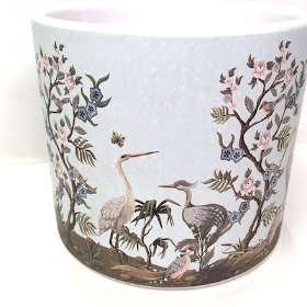 Pale Blue Bird Pot 12cm