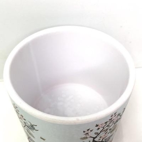 Pale Blue Bird Pot 12cm
