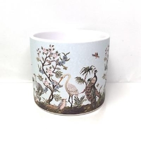 Pale Blue Bird Pot 12cm