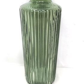 Vintage Ribbed Vase 13cm