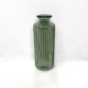 Vintage Ribbed Vase 13cm