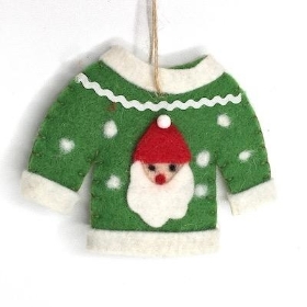 Green Santa Mini Jumper 13cm