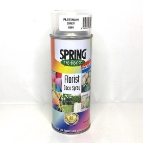 Platinum Grey Flower Spray Paint 400ml