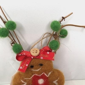 Gingerbread Man Decoration 13cm