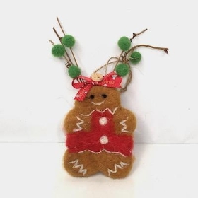 Gingerbread Man Decoration 13cm