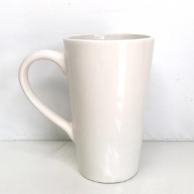 White Reindeer Mug 15cm