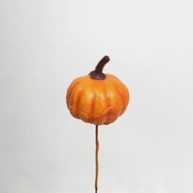 Orange Pumpkin Pick 3.5cm x 25