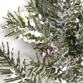 Snowy Pine Spray 42cm