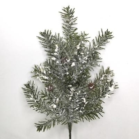 Snowy Pine Spray 42cm