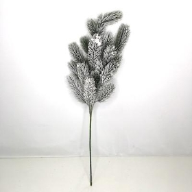 Snowy Pine Spray 56cm