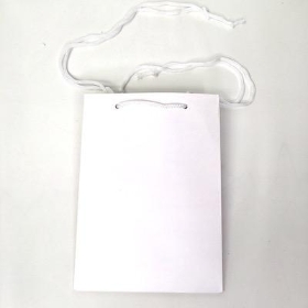 White Hand Tie Bags x 10 