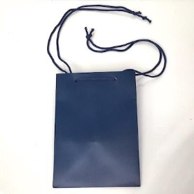 Navy Hand Tie Bags x 10