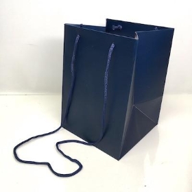 Navy Hand Tie Bags x 10