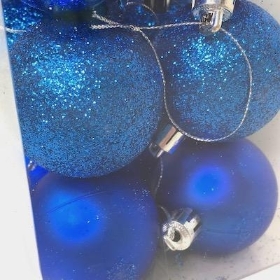 Royal Blue Bauble 5cm x 12