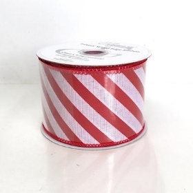 Candy Stripe Ribbon 63mm